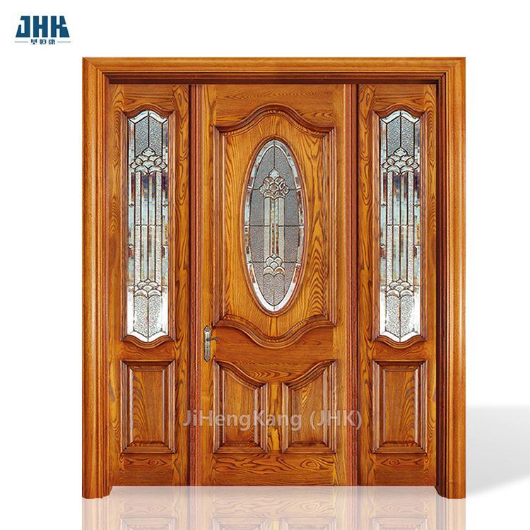 6 porte interne in legno massello modellate per bagno a pannello bianco
