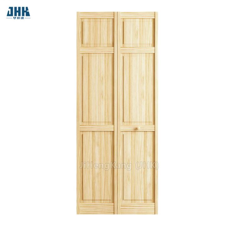 Porta di piegatura dell'armadio in legno massello impiallacciato modellato (JHK-B05)