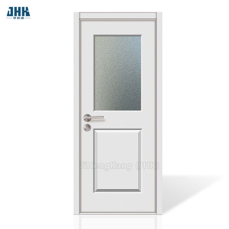 Porte d'ingresso con profilo in alluminio con trasferimento di venature del legno standard personalizzate per le case