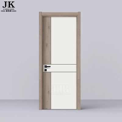 Porta interna moderna della stanza del pannello di legno piano bianco (YDF007D)