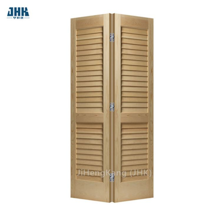 Camera da letto dell'hotel Insonorizzazione del legno Grano del metallo Fessura del prezzo Feritoia Porta persiana pieghevole in alluminio Porte a libro con persiana