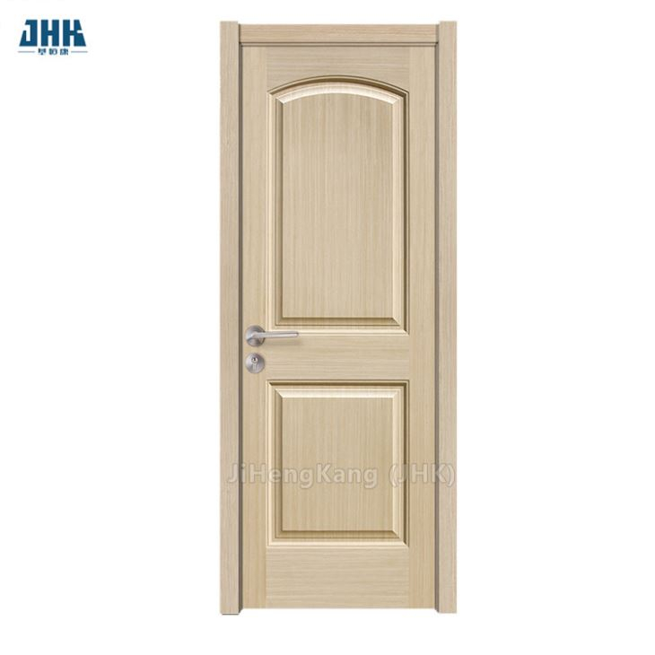 Porta in legno di vetro trasparente con anima in pannelli di particelle non finiti 2 pannelli Lite
